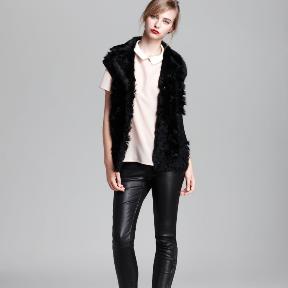 Marc by Marc Jacobs Rabbit Fur Vest